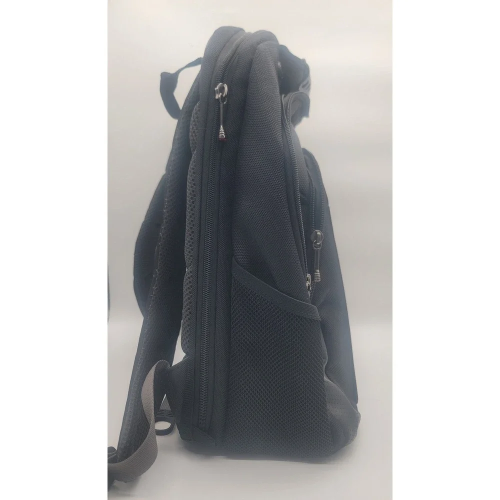 Wenger Industrial /Work Style Laptop Backpack Black‎ Travel School Work Bag